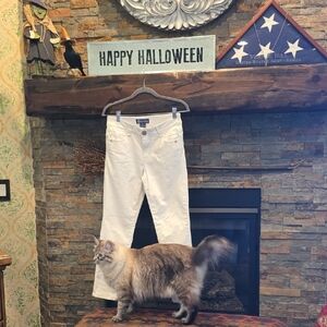 Democracy Women's Straight Leg Jeans in White